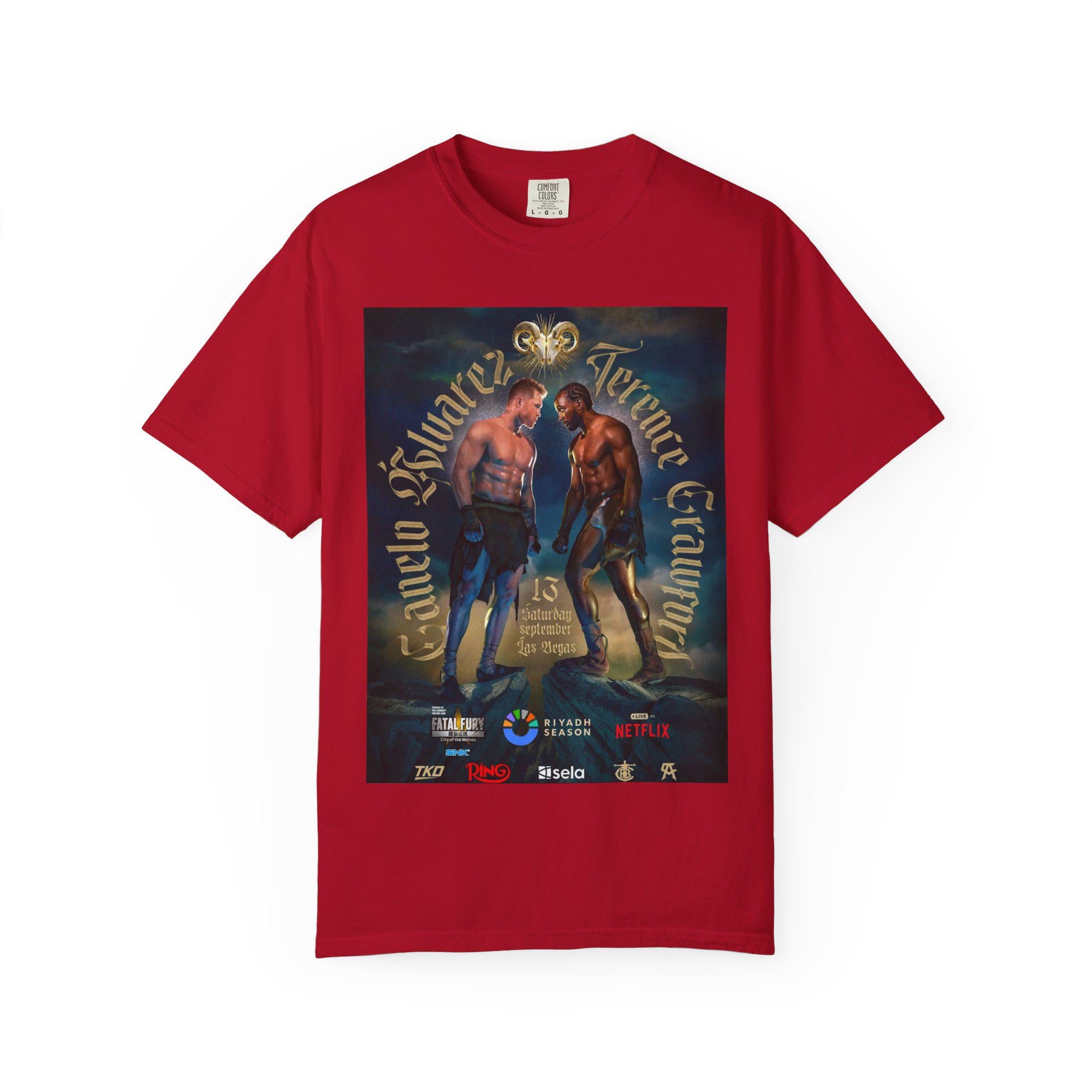 Canelo vs Crawford September 13th Boxing unisex Tee