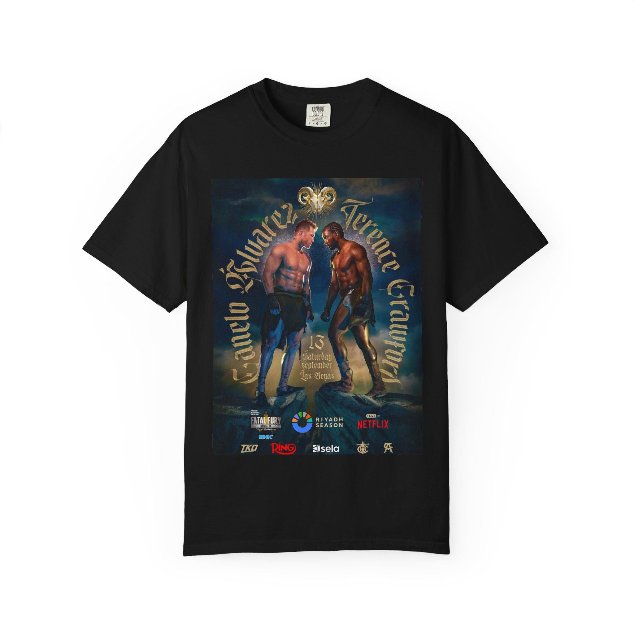 Canelo vs Crawford September 13th Boxing unisex Tee