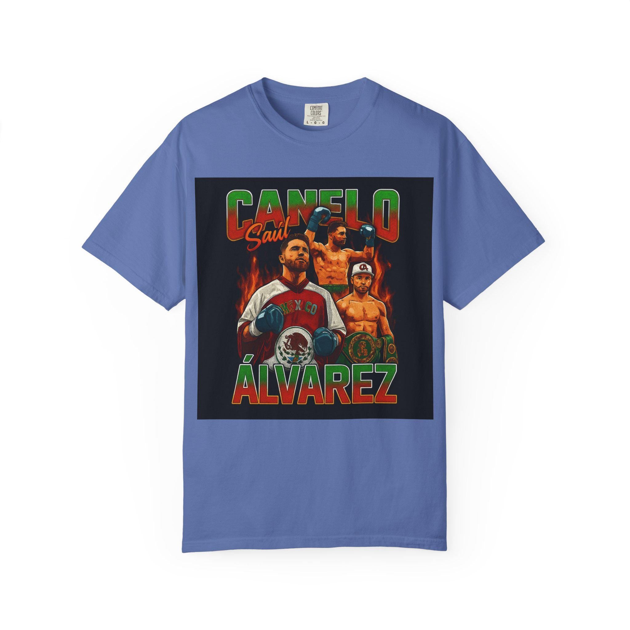 Canelo Álvarez Unisex Graphic T-Shirt, Casual Graphic Tee, Sports Merchandise, Gift for Boxing Fans, Unique Apparel for Celebrations