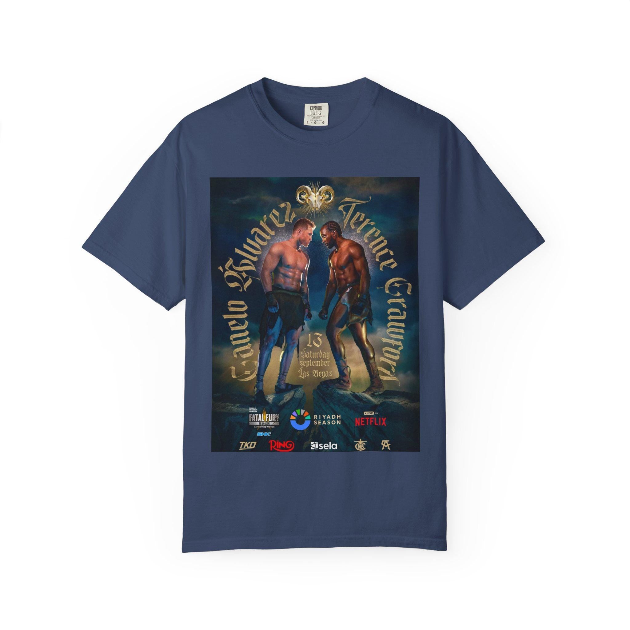 Canelo vs Crawford September 13th Boxing unisex Tee